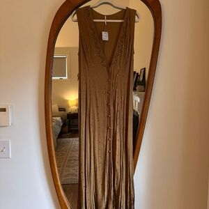 Anthropologie Button Front Dress